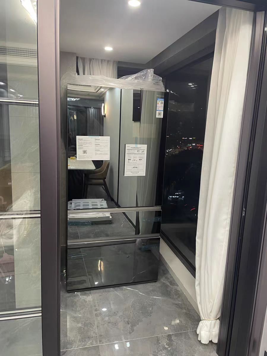 松下十字多门冰箱618L