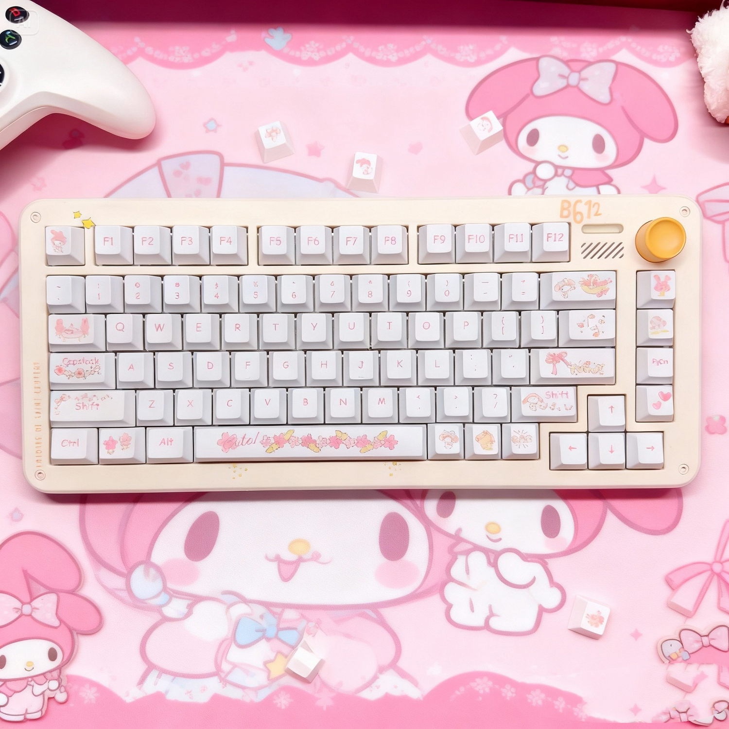 原厂高度键帽美乐蒂键帽pbt热升华适配RK/vgn/迈从68/8798108EZ63