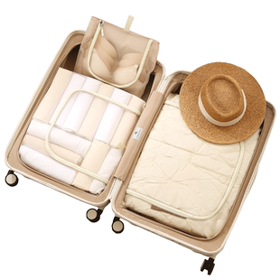 网纱旅行收纳袋行李箱衣服衣物内衣出差整理包羽绒服分装可视网袋