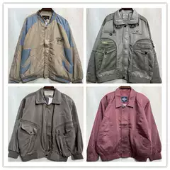 Vintage Jacket, Hong Kong Style, Retro, Dad Style, Workwear, Street Style, Loose Fit, Unisex Jacket L32