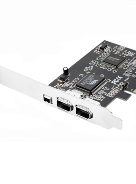 1394A视频采集卡PCI-e台式机电脑DV HDV高清摄像机火线卡4p+2口6p