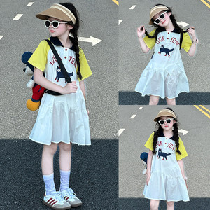 女童裙子夏季polo裙子儿童连衣裙