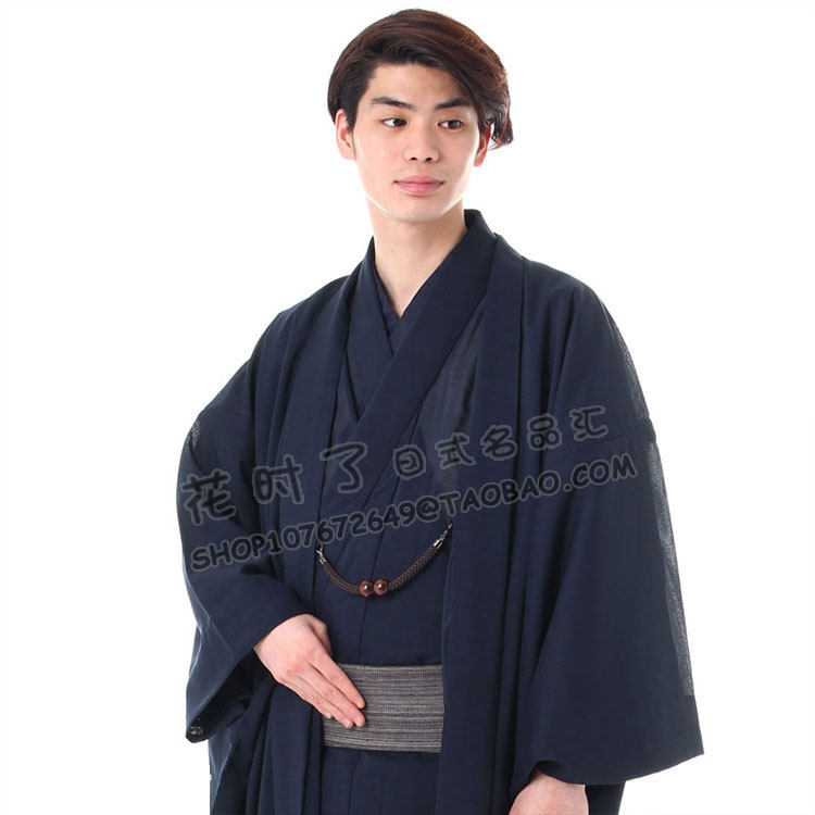 SPRING AND SUMMER DRESS JACKET MEN GENTLEMAN JAPANESE STYLE TULLE COTTON BREATHABLE TRADITIONAL KIMONO HAORI COS TRAVEL STREET PHOTO