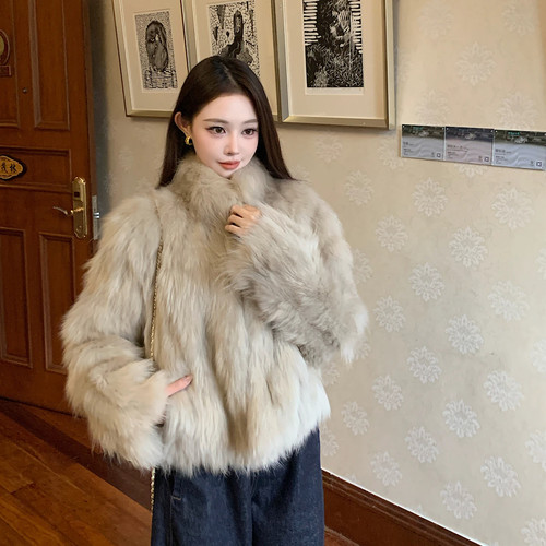 貉子毛皮草外套女冬高级感毛大衣