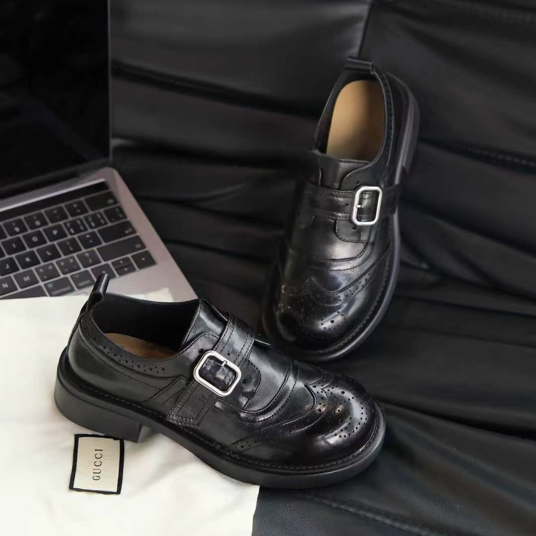 锁定高品Gy2026新款真皮厚底乐福鞋女英伦风复古百搭单鞋子小皮鞋,女鞋,牛津鞋/布洛克鞋/德比鞋,淘宝优惠券,粉丝福利购,淘宝优惠卷