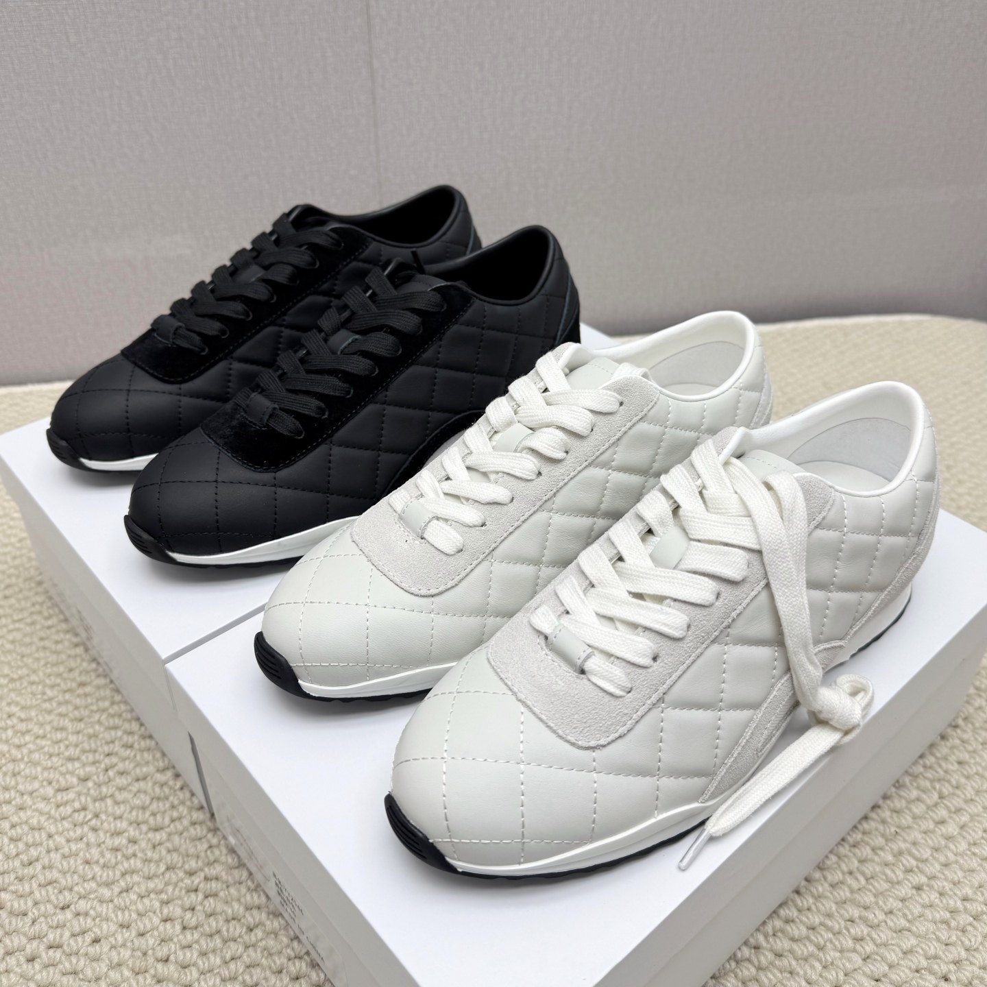 莞产真皮系带菱格电绣小香风运动休闲女鞋~时尚百搭小白鞋,女鞋,时尚休闲鞋,淘宝优惠券,粉丝福利购,淘宝优惠卷