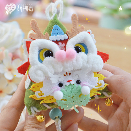 安全塑料针穿一穿，孩子都能缝的粽子材料包