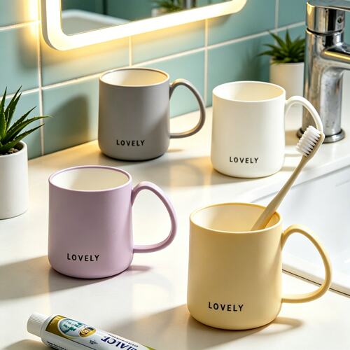 防霉抗菌漱口杯刷牙情侣杯
