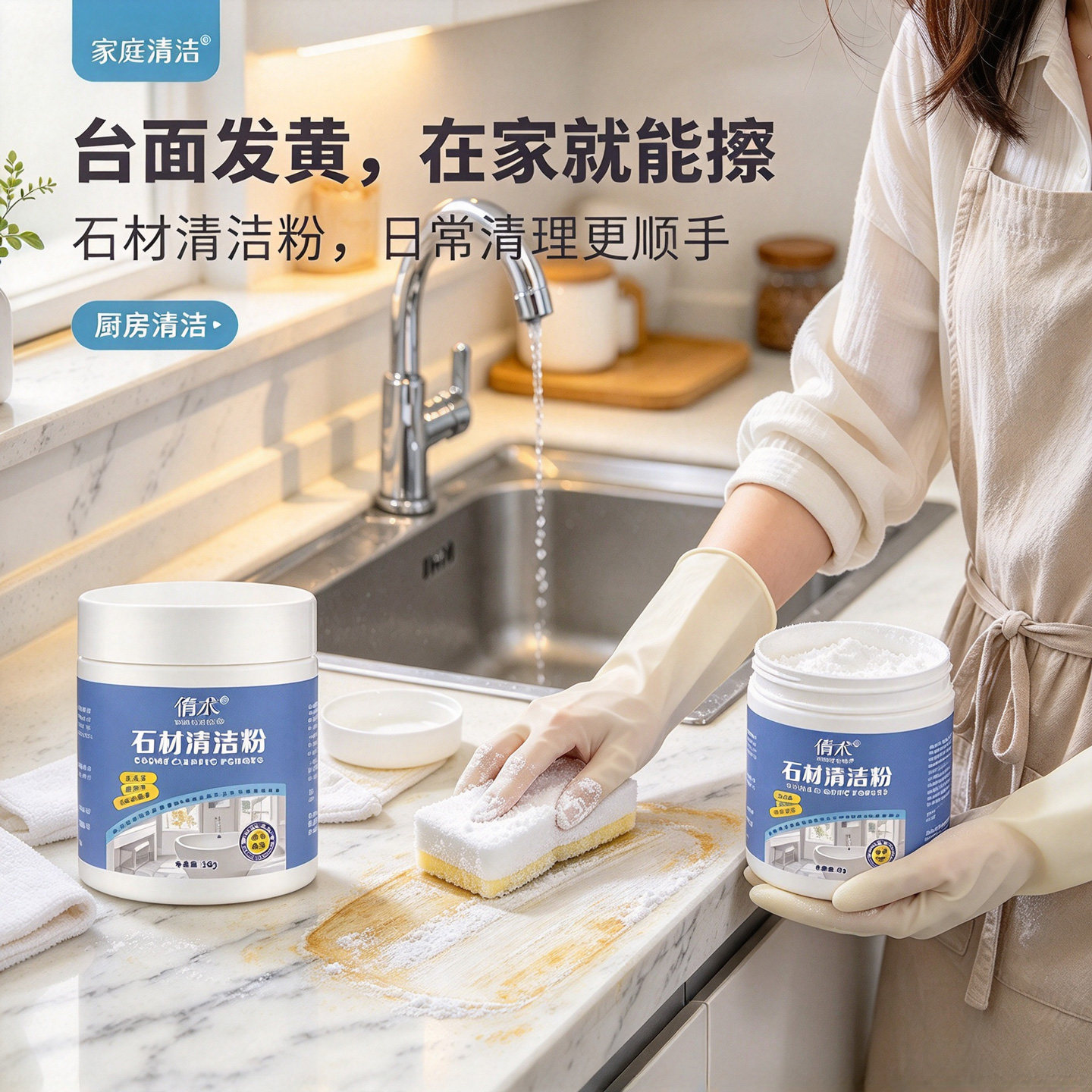 大理石清洁剂石材瓷砖台面清洗