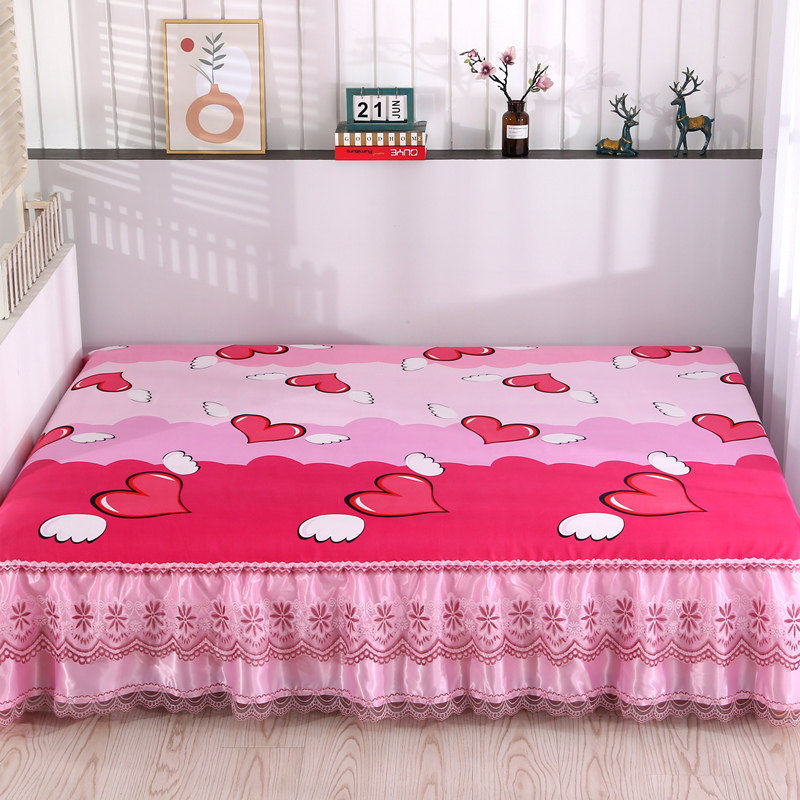 榻榻米一边床裙 炕裙蕾丝花边一面裙农村大炕裙床罩床裙四季通用,床上用品,床裙,淘宝优惠券,粉丝福利购,淘宝优惠卷