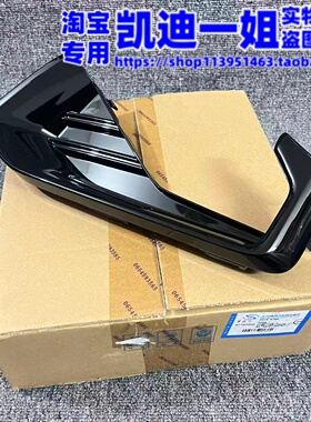 适用24-25款凯迪拉克CT5保险杠雾灯罩保险杠前大灯下黑色装饰条4S