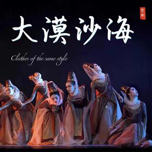 定制大漠沙海上海戏剧学院民族舞蹈服 中国舞剧目同款舞蹈演出服