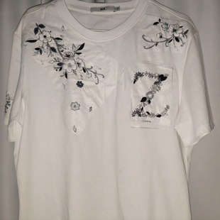 领口卫衣刺绣DIY免画图水溶布衣服情侣DIY手工带图破布洞领花材料