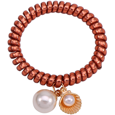 时尚风糖果色皮筋扎马尾电话线