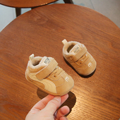 12个月冬季 加厚一岁宝宝学步鞋 2025婴儿鞋 软底婴幼儿棉鞋 一阶段