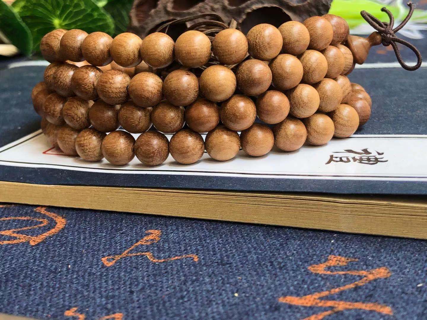 金丝楠情侣七夕礼物佛珠可定制