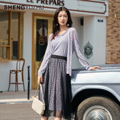 新款 上衣时尚 打底衫 长袖 休闲 韩版 声雨竹官方旗舰店2024年夏季