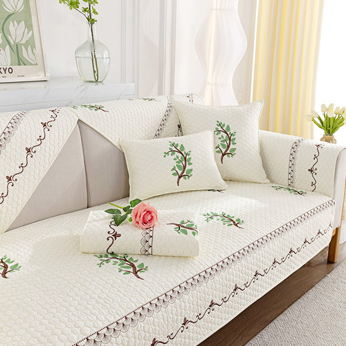 四季通用防滑纯棉简约坐垫子