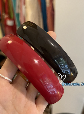 韩系秋冬新款醋酸弹簧夹子女高级感一字发卡时尚百搭气质盘发头饰