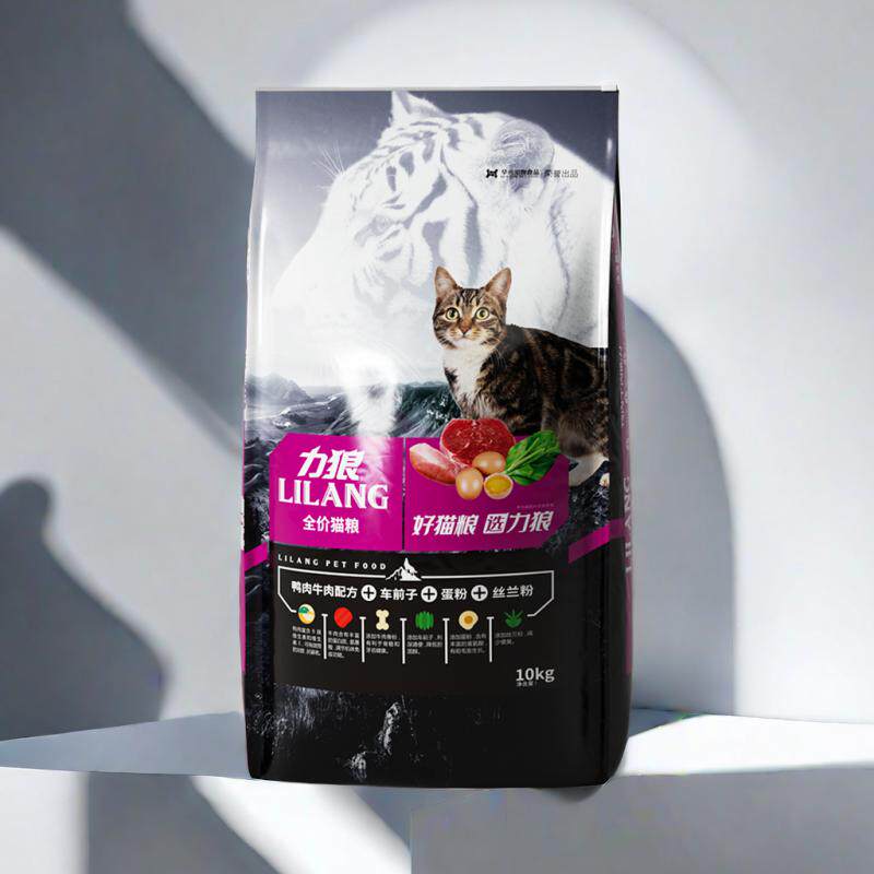 力狼猫粮10kg20斤装成幼全价猫美短蓝猫英短鱼肉牛肉通用型