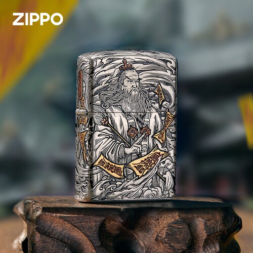 ZIPPO之宝煤油防风打火机老君赐福防风煤油打火机生日礼物送男生