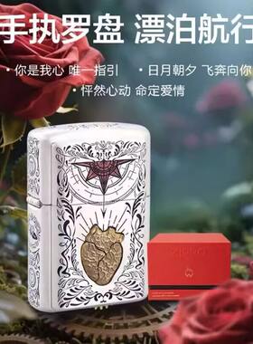 ZIPPO打火机正版怦然心动 会跳动的心脏-八音盒生日礼物送男友
