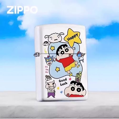 Zippo打火机蜡笔小新彩印之宝煤油防风收藏节日送礼送男友