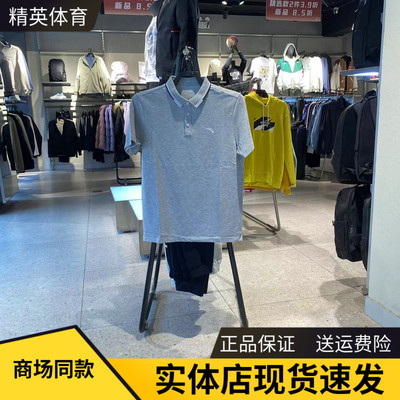 安踏短袖POLO衫男针织T恤