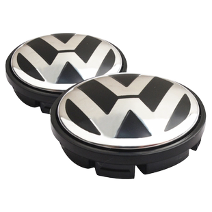 汽车用品配件轮毂盖适用大众Polo 捷达朗行凌渡轮胎中心标志盖子