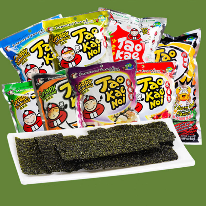 泰国老板海苔袋装原味香辣味32g