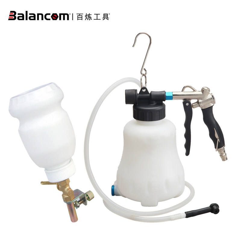 台湾进口1.1L气动刹车油抽油机 刹车油吸取器+1L刹车油补充瓶油壶