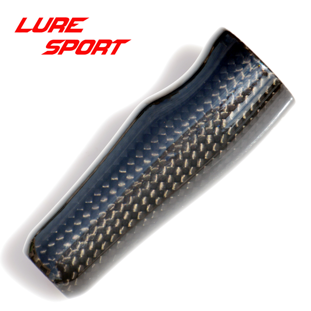 波腾3K斜纹方格碳素把手长76mm92mm碳素握把DIY改装路亚鱼竿配件