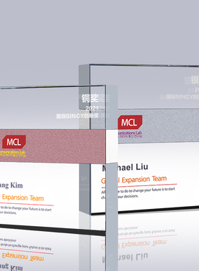 水晶奖杯定制高端大气创意授权牌年会优秀员工纪念品金属奖杯定做