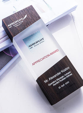 K9水晶奖杯定制定做表彰优秀员工高档授权牌年会荣誉颁奖奖杯定制