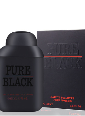 PURE BLACK Men's Fragrance 100ml Permanent Tobacco Wood 香水