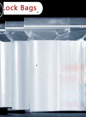 100Zip Lock Snack Bean Seed Candy Ziplock Bag Plastic Bags