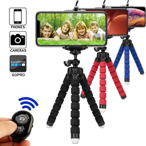 Tripod Phone Monopod Selfie Stick Remote Control Holder Cell
