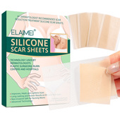 ELAIMEI SILICONE SCAR 3pcs SHEETS 疤痕贴自粘性疤痕贴妊娠纹剖