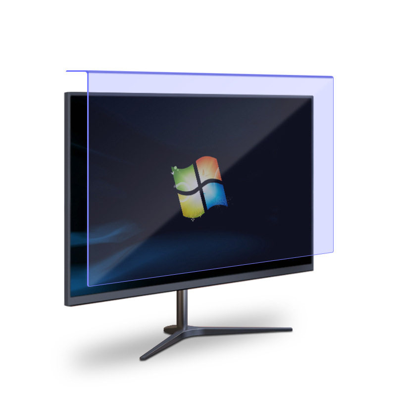 블루라이트 방지 컴퓨터 스크린 커버 노트북 눈 보호 필름 방사선 방지 데스크탑 모니터 보호 스크린 23.8인치 베젤