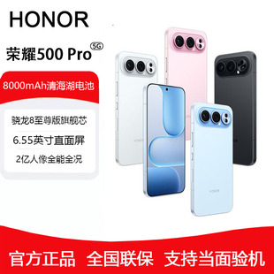 Pro骁龙8至尊版 荣耀500 5G旗舰手机8000mAh青海湖电池 荣耀 honor