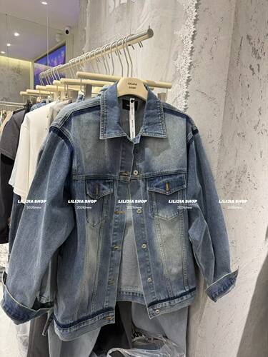 Miss家 韩系休闲宽松牛仔外套女春秋2026新款复古慵懒感显瘦上衣