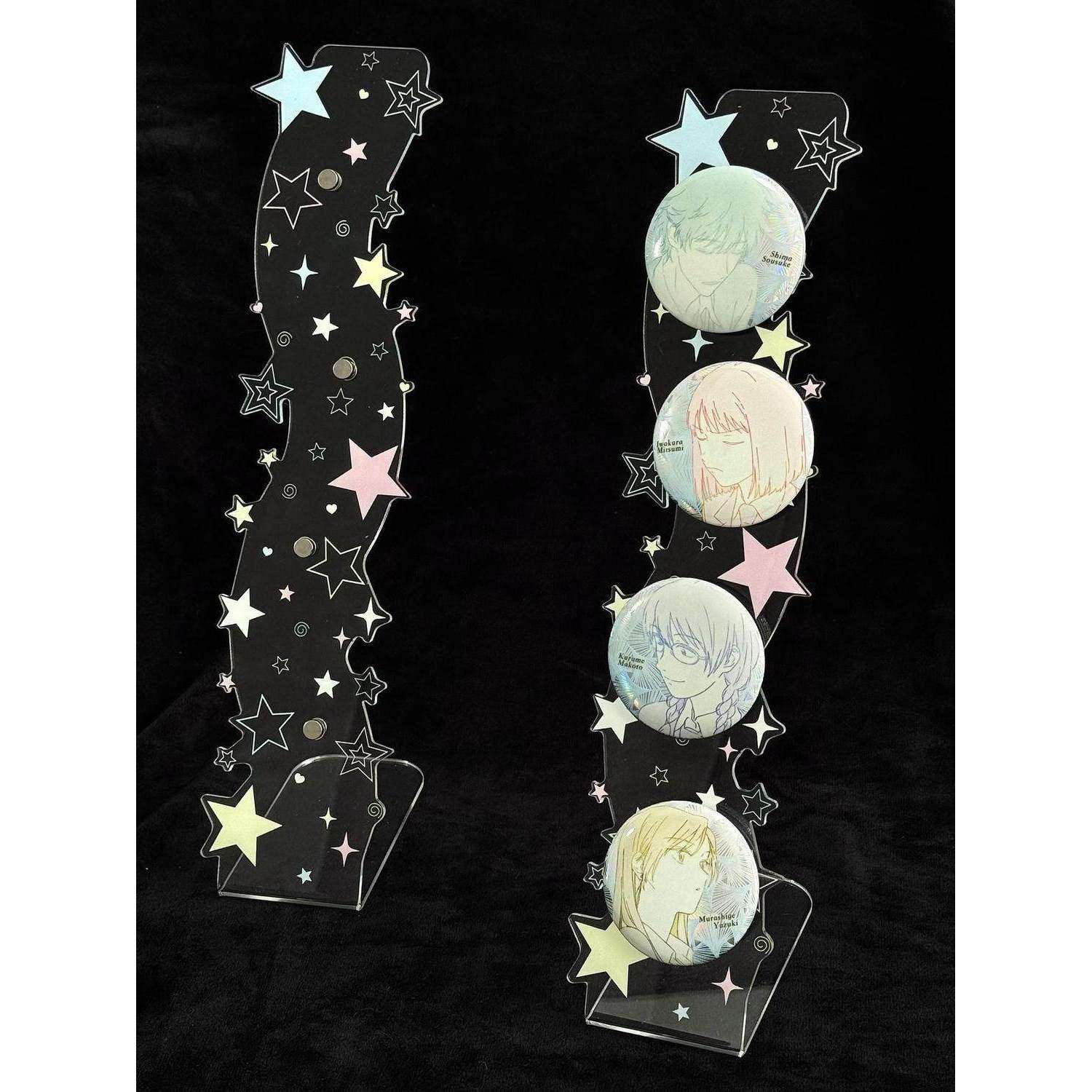 彩色星星亚克力吧唧展示架同人磁吸支架高颜值吃谷子徽章拍照谷美,模玩/动漫/周边/娃圈三坑/桌游,谷美,淘宝优惠券,粉丝福利购,淘宝优惠卷