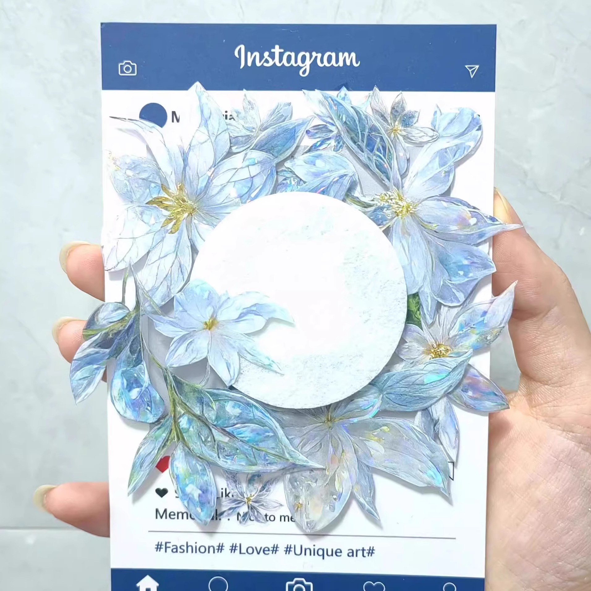 高颜值58mm磁吸谷美吧唧托