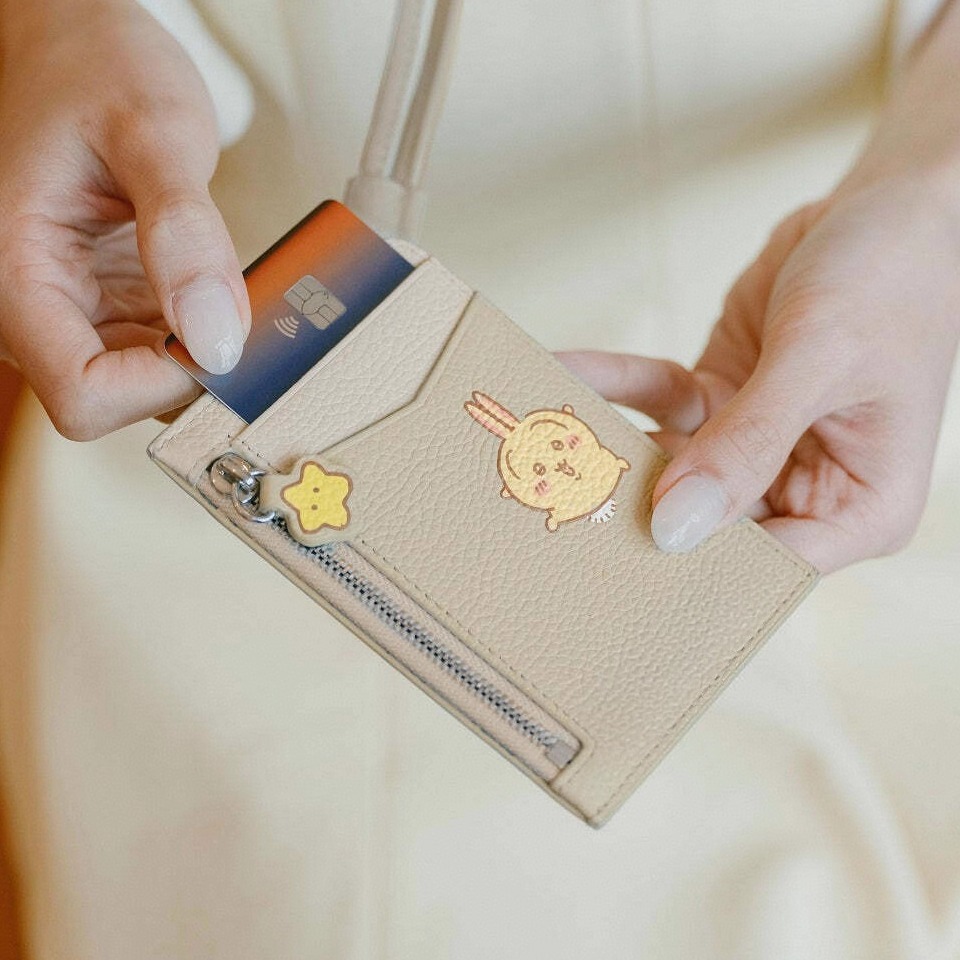 吉伊卡哇香港限定皮质卡包