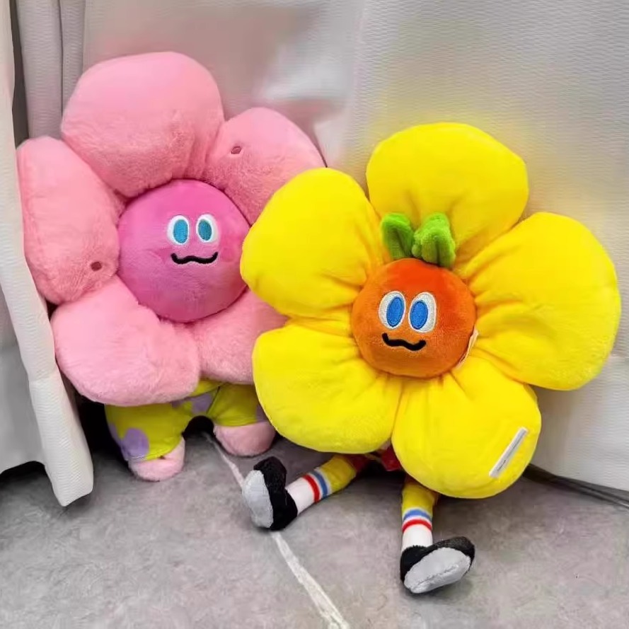 五月天海绵宝宝花朵毛绒挂件