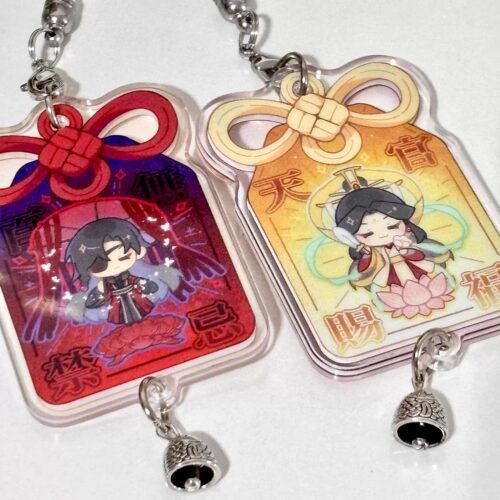 天官赐福花城谢怜亚克力钥匙扣