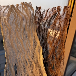 构树皮纸纤维肌理手工纸 手帐diy天然材料纸 非遗手工 尺寸可定制