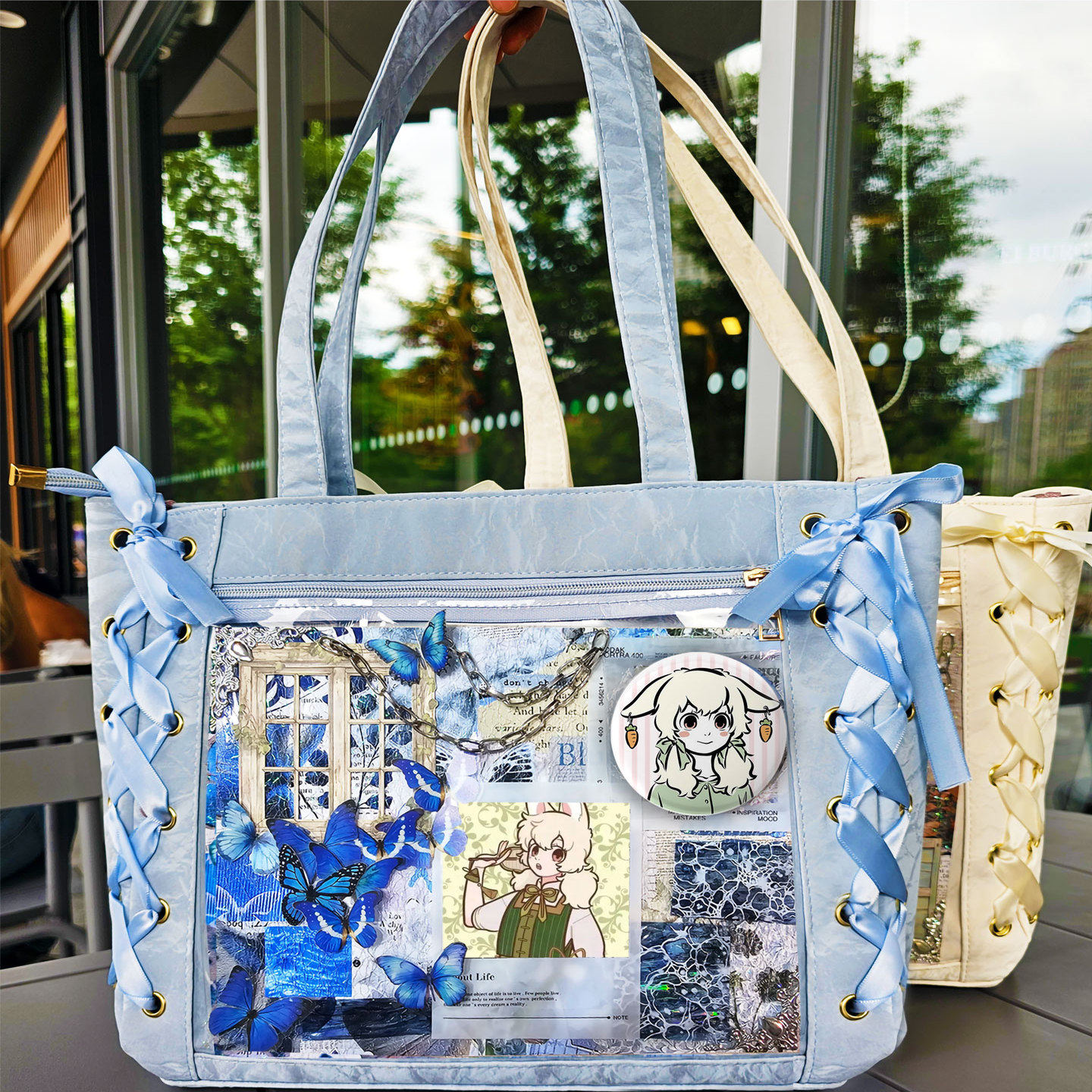 小玉非人哉周边谷子卡片扎板材料包痛包大容量单肩包手提包女学生