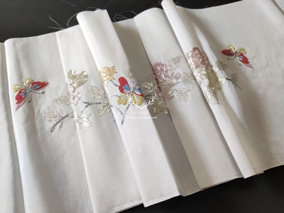 手工绣花苏绣老绣绣片衣料辅料