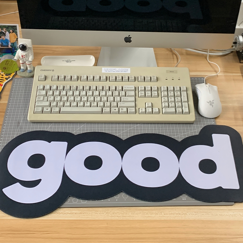 美好商店硅胶good异形鼠标垫